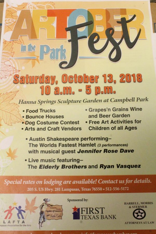 Artober Fest To Be Held Oct. 13 at Campbell Park