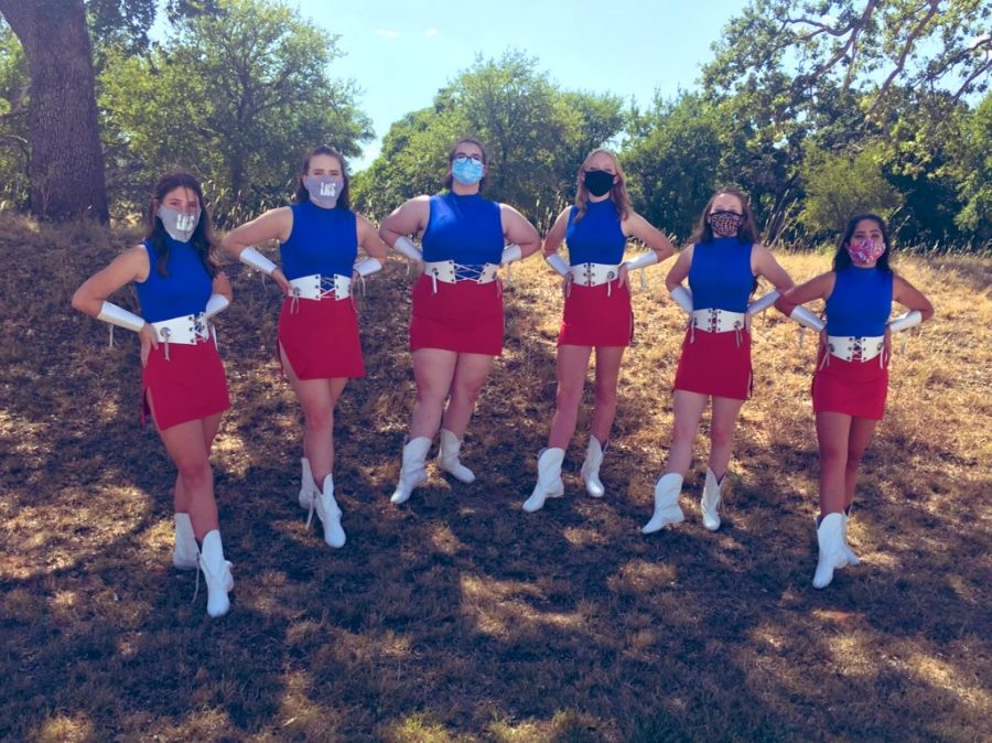 The new JV drill team: the Blue Embers 