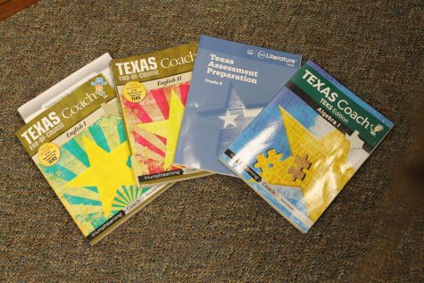 STAAR test prep booklets often used to help students prepare for the test. 