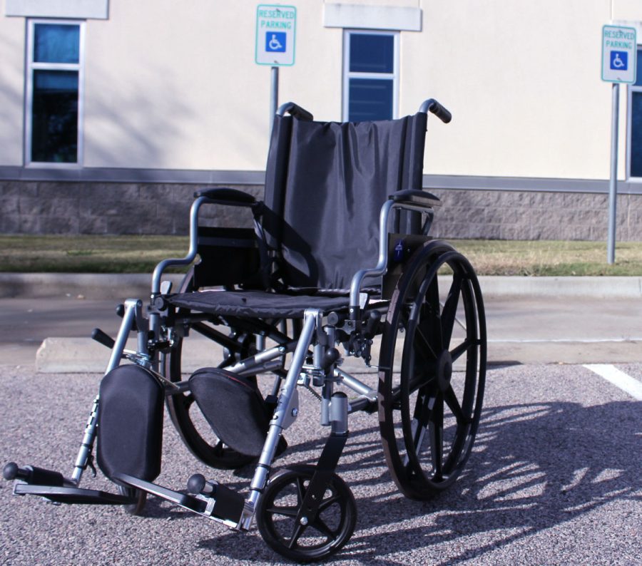 Handicap parking spaces are necessary for transporting students with disabilities into and out of the school.