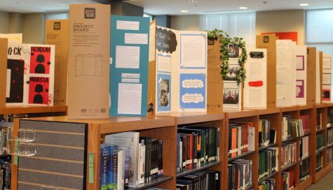 The literary fair took place Feb. 7 in the library.