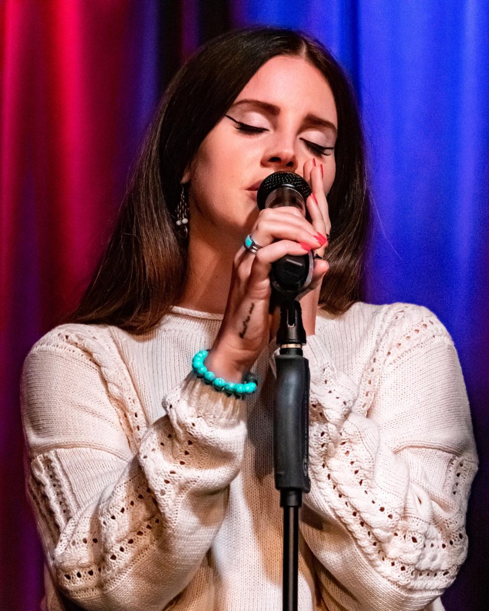 Lana Del Rey performs in L.A. Oct. 13, 2019. 