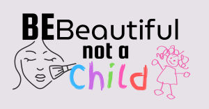 Satirical depiction of society standards pressured onto young girls.
