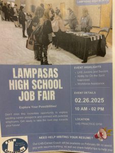 Job fair information.