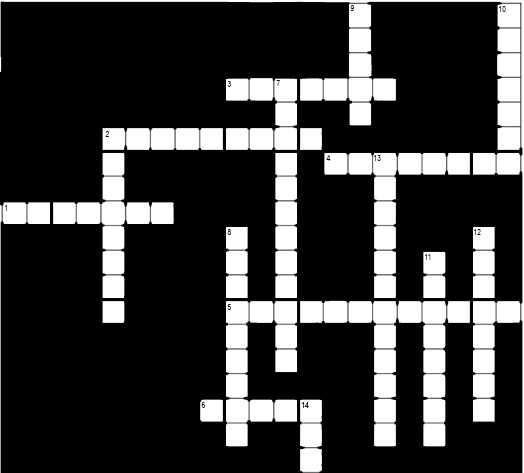 Summer Crossword Answer Key