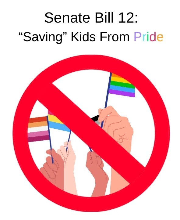 SB 12 affects students who differ in gender or sexual orientation. Infographic by Lucas Andrews. 