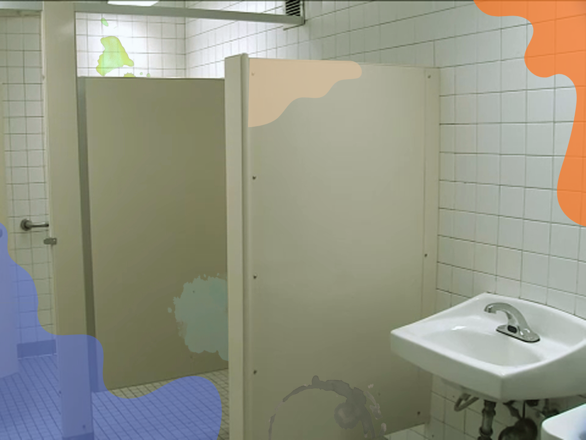 Even among students, there is confusion regarding a potential motive for boys vandalizing their own restrooms.