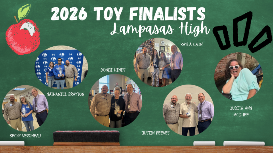 The 6 Teacher of the Year finalists. 