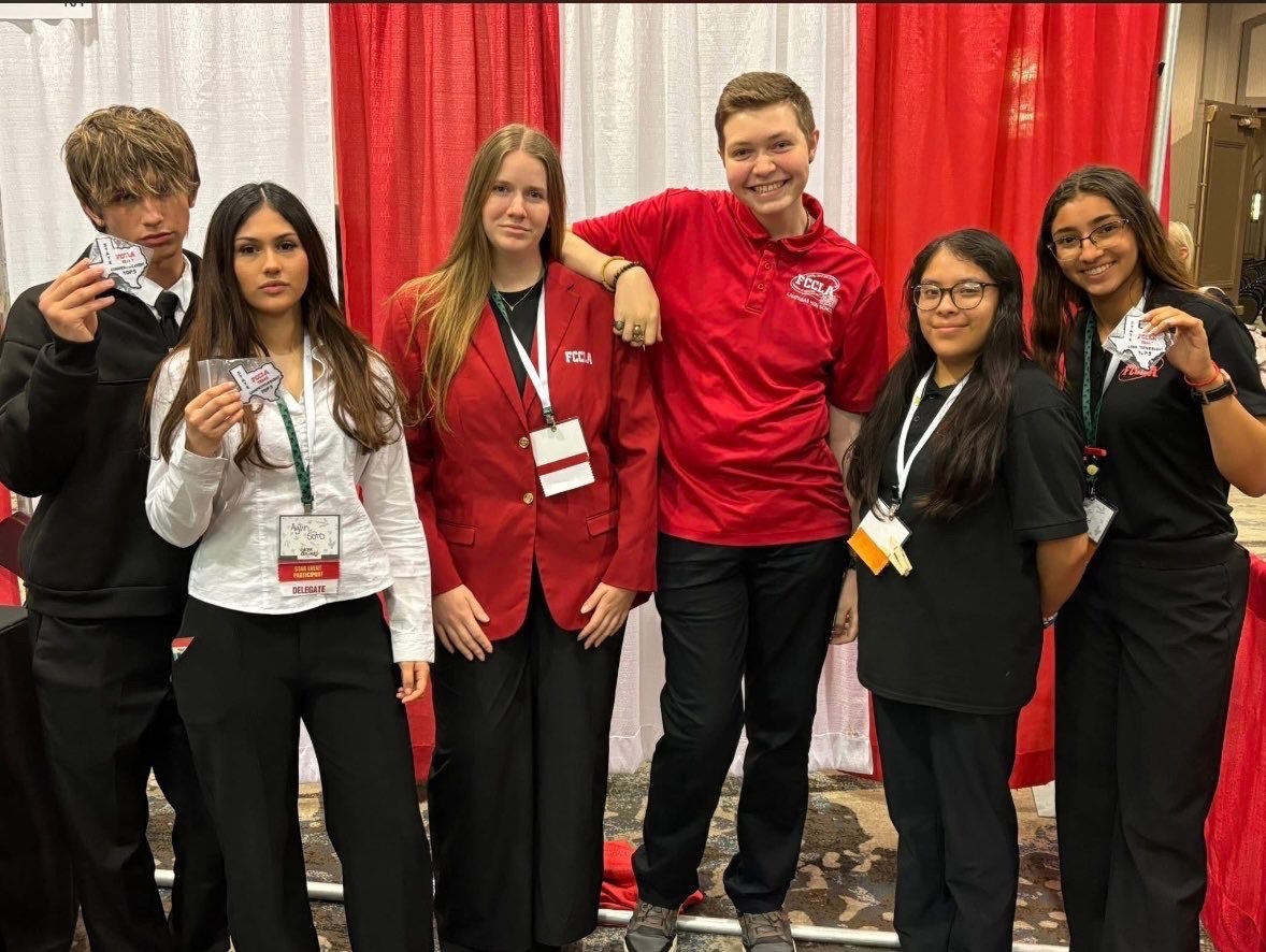 The six students who got to advance from Regionals to State in Culinary. Courtesy of Tracey Davis. 